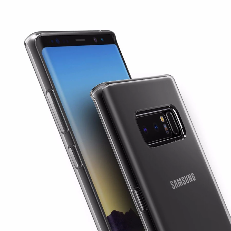 KLOVRRD Clear Soft TPU Case for Samsung Galaxy Note 8 Transparent Protective Cover Ultra thin Protection Note8 | Мобильные телефоны
