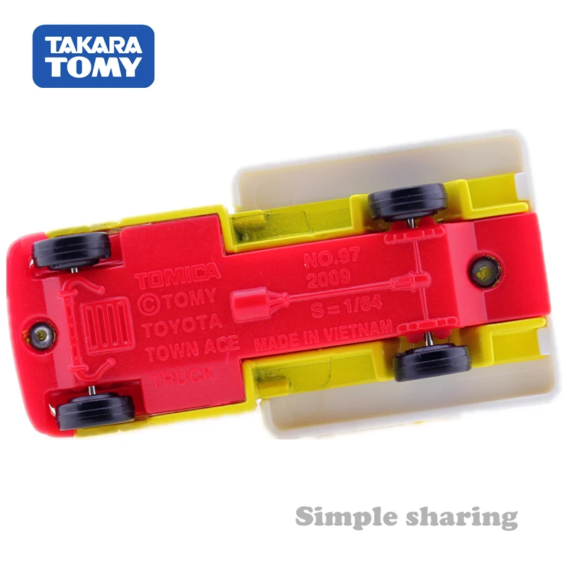 Takara Tomy Tomica No.54 Toyota TOWN ACE гамбургер модель автомобиля 1:64 Миниатюрный литой грузовик