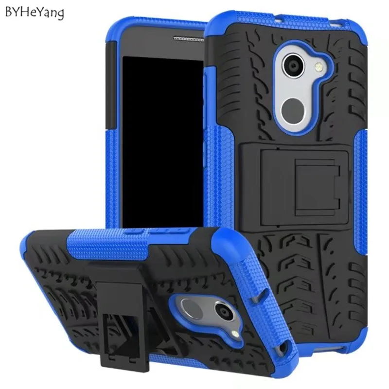 Чехол BYHeYang для Alcatel A3 Жесткий из мягкого силикона A 3 a3 5046 5046Y 5046D с держателем 5 0