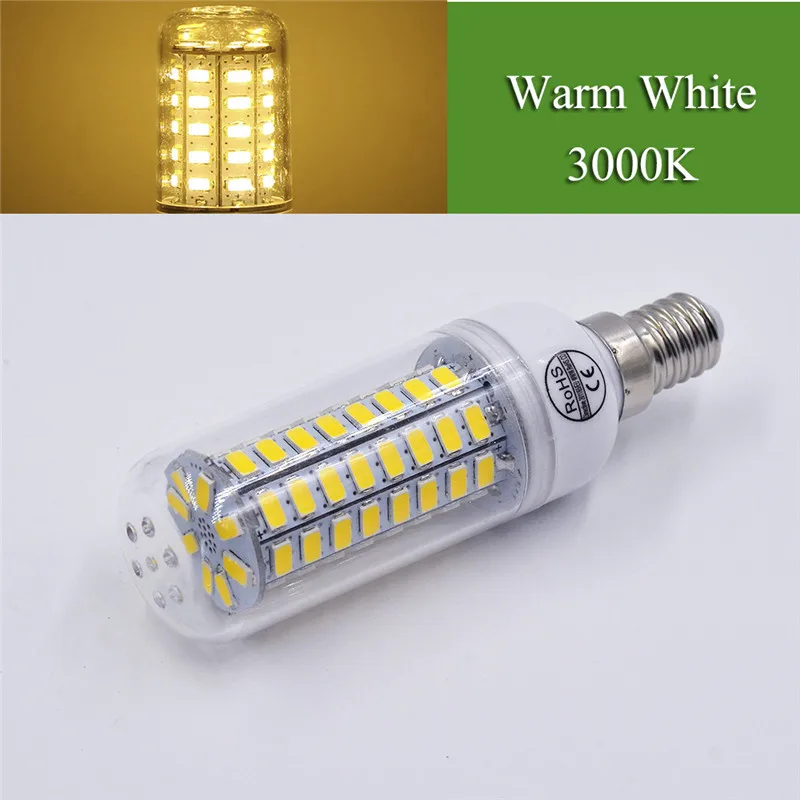 Светодиодная лампочка E14 E27 светодиодсветильник SMD5730 220 В 110 5730 SMD лампочсветильник