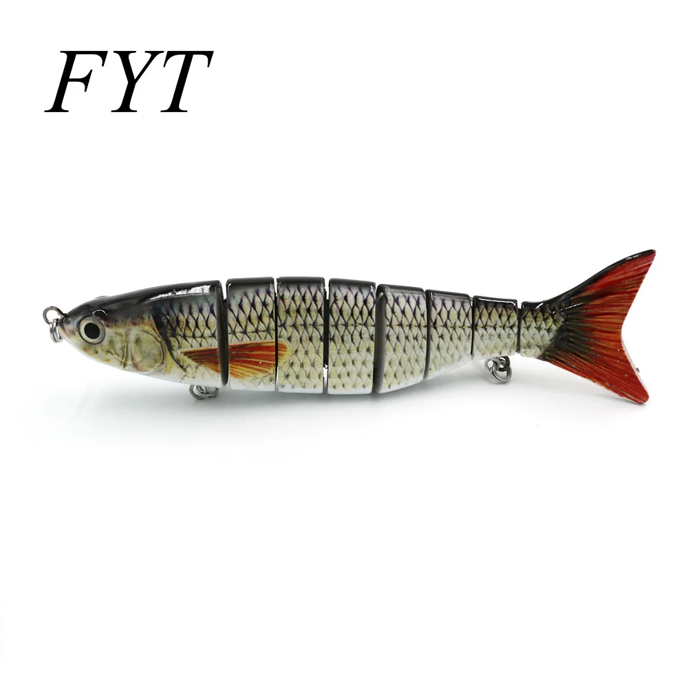 Рыболовные приманки 8 сегментов плавающая приманка для рыбалки 25 см 180 г жесткая