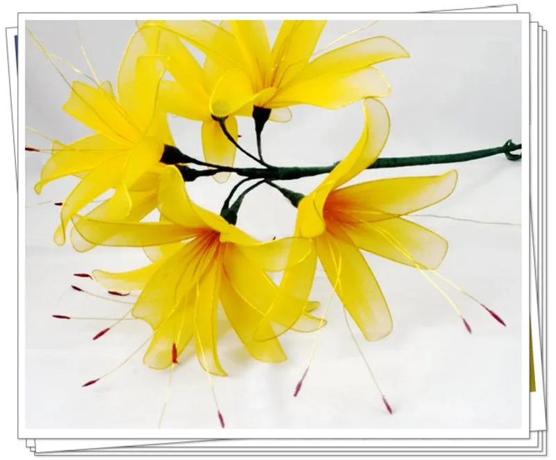 

Free shipping 47 colors mix shipping or only one color ship mesh flowers,nylon stocking material/ronde flower for DIY flower