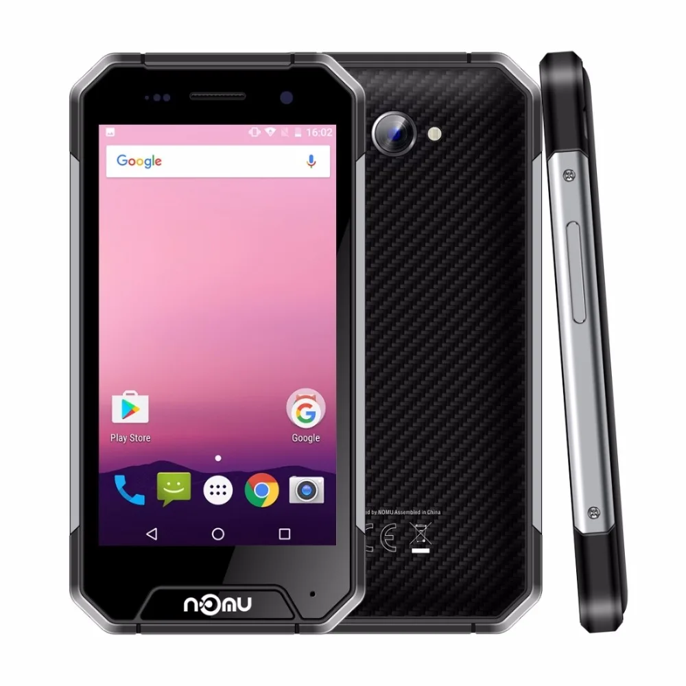 Nomu S30 мини IP68 Водонепроницаемый Android 7,0 мобильный телефон 4," 3 ГБ ОЗУ 32 Гб ПЗУ MTK6737T четырехъядерный 8 Мп пылезащитный 3000 мАч смартфон - Цвет: Серебристый