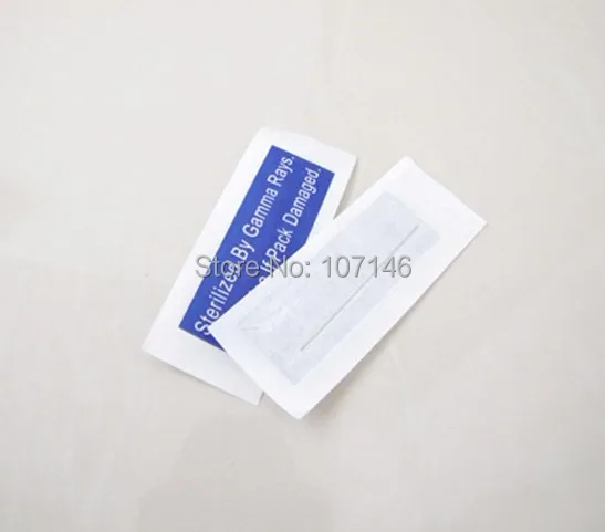 500x 2F иглы для макияжа бровей Перманентный макияж 2 плоская игла стерилизованная