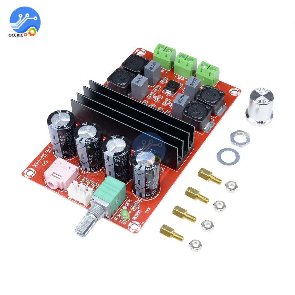 Плата цифрового усилителя звука TPA3116 2*100 Вт 12 24 В|board board|board for arduinoboard digital |