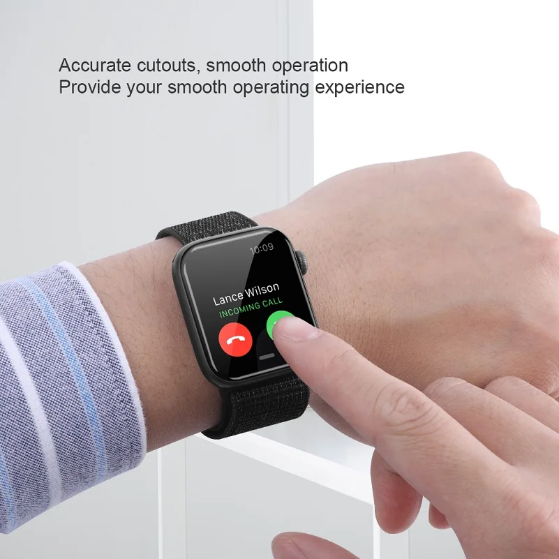 Закаленное стекло для Apple Watch серии 4/3/2/1 Nillkin полное покрытие 3D Защитное экрана 4