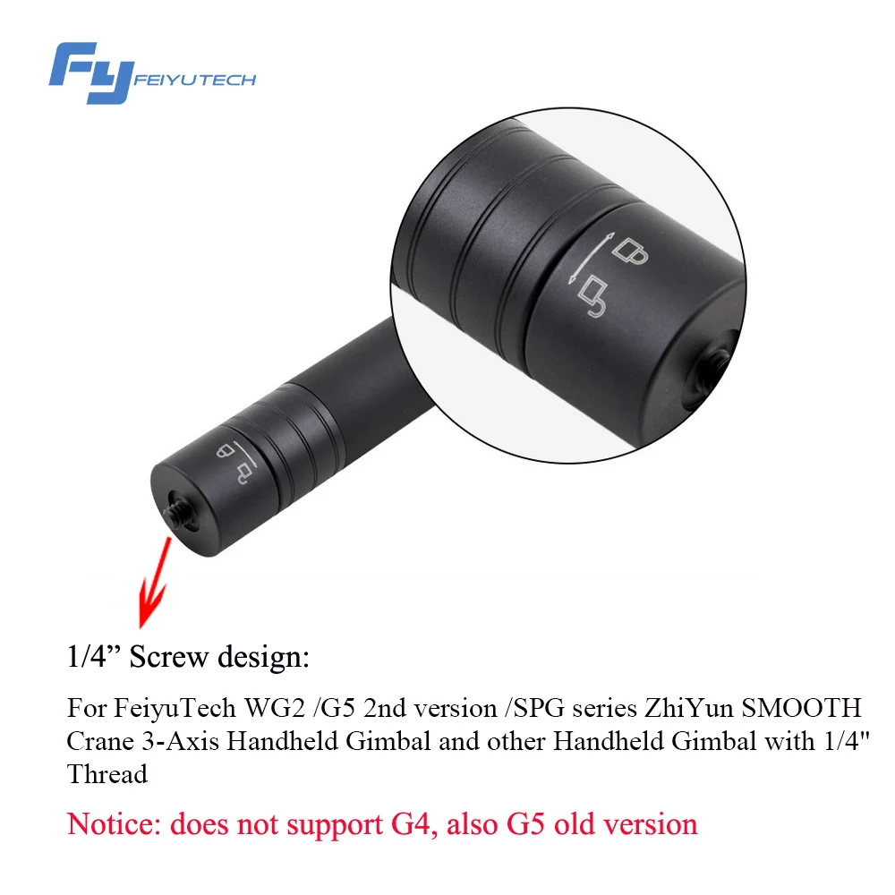 FeiyuTech Feiyu V2 700 Reach шест удлиняющийся бар для Feiyu G5/WG2/SPG ZhiYun SMOOTH кран 3-осный портативный монопод с шарнирным замком w/1/" резьба