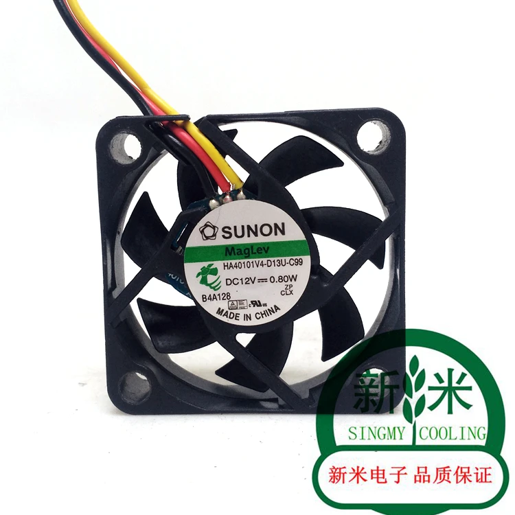 Б/у SUNON HA40101V4-D13U-C99 12V 0,80 W 4 см 4010 3 линии ультра-тонкий тишина Вентилятор охлаждения