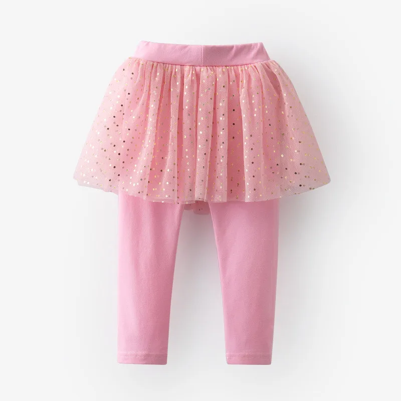 Леггинсы для малышей брюки хлопковая юбка-обманка из двух предметов узкие