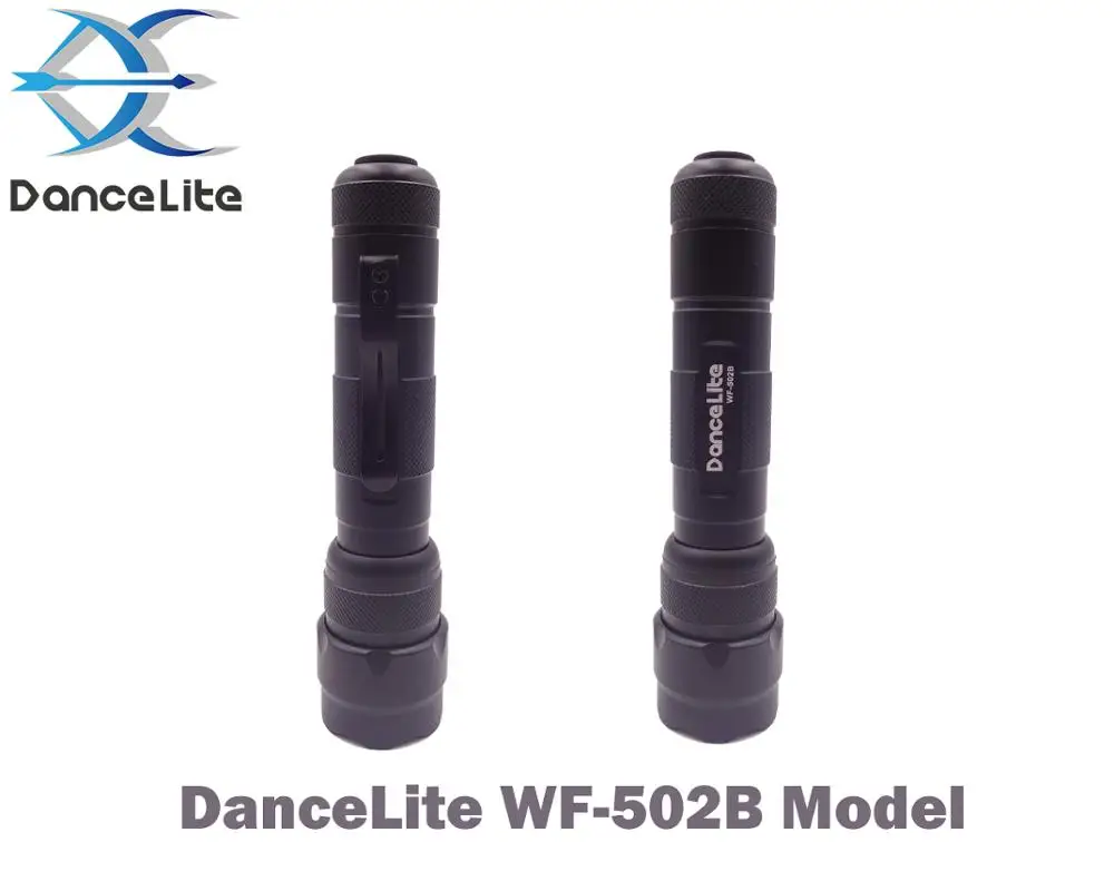 DanceLite WF 502B Q5 теплый белый 3000K 1 Mode (вкл/выкл) наружный светодиодный фонарик (OP/SMO)|led