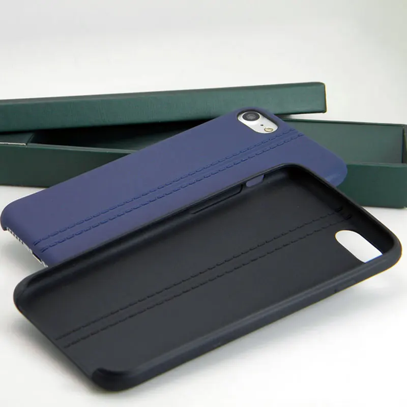 Чехол в бизнес-стиле для iPhone 7 Plus 4 5 дюйма кожаный узор Мягкий сенсорный ТПУ