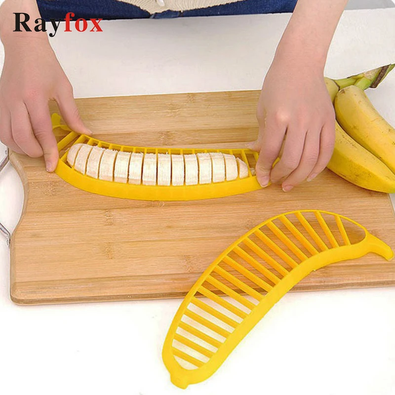 Кухонные гаджеты пластиковая нарезка бананов резак для фруктов овощей салатов