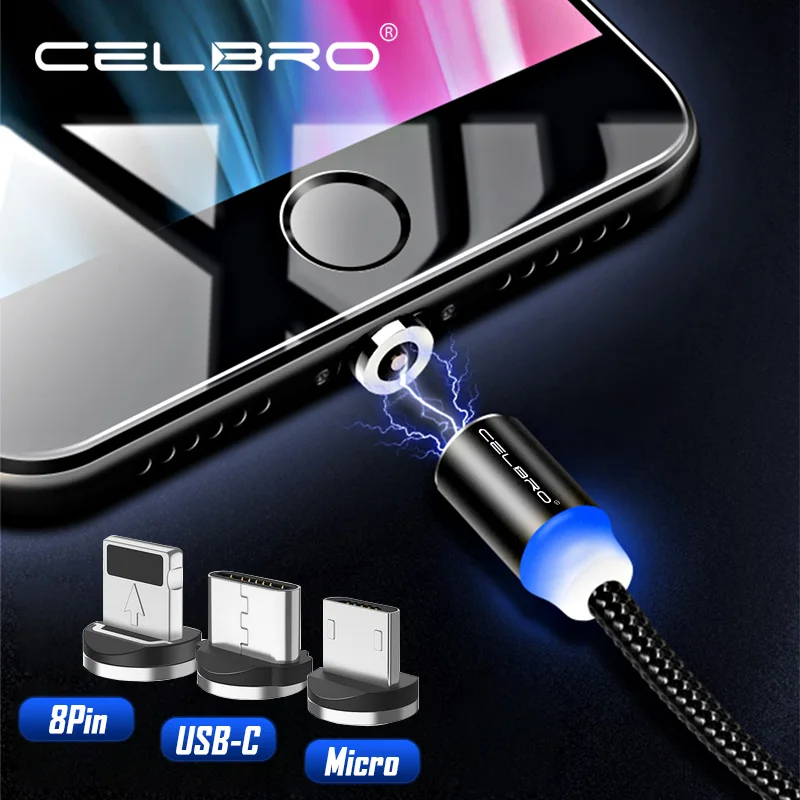 Двусторонний Магнитный зарядный кабель Micro USB для Meizu Xiaomi mi 9 мобильный телефон Type C