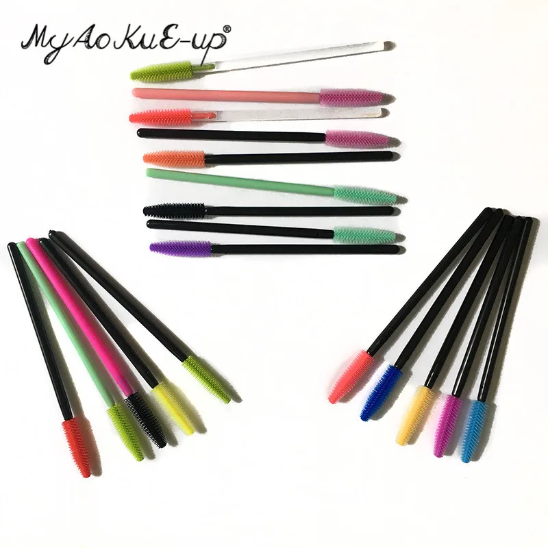 Кисти для макияжа и ресниц одноразовые 200 шт./лот|mascara brush|eyelash brushbrush for |