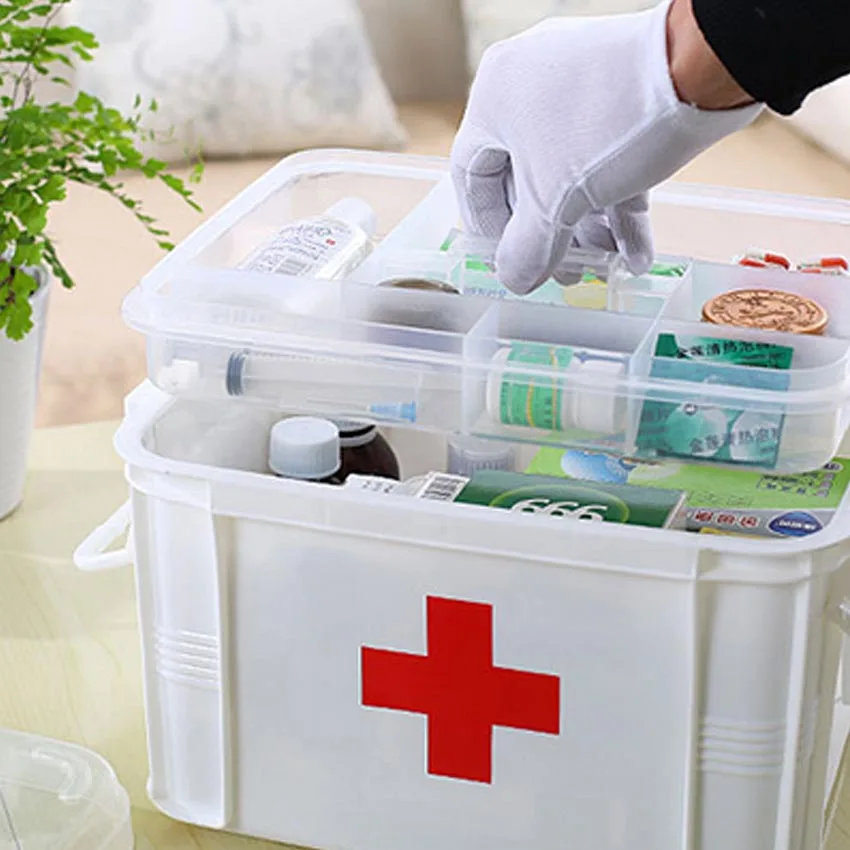 Большой Семья домой аптечке кабинет Здоровье и гигиена Пластик наркотиков