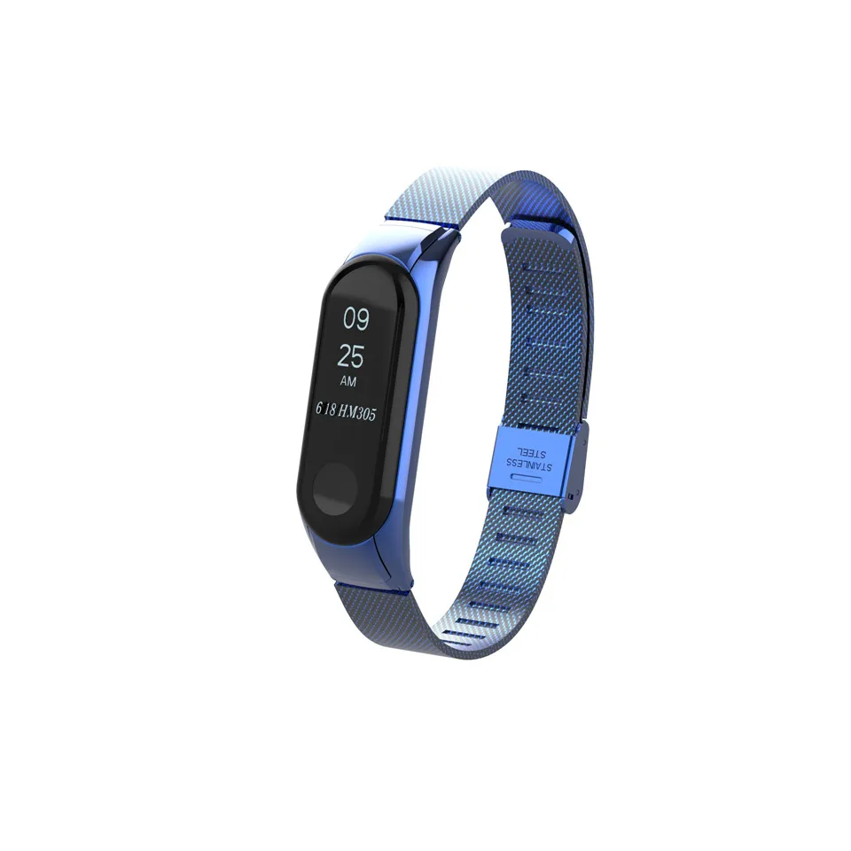 Браслет mi Band 3 ремешок для Xiaomi mi ремешок 3 металлический ремешок mi Band 3 ремешок из нержавеющей стали браслет mi band 3 ремешок для часов