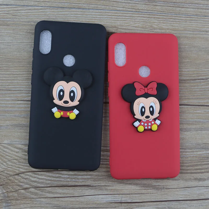 Милый мультфильм mi nnie чехол для Xiaomi A2 6X случаях стежка рисунок Hello Kitty ckey Cat Мягкая