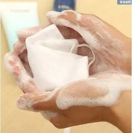 1895 foaming facial soap bubble net | Дом и сад