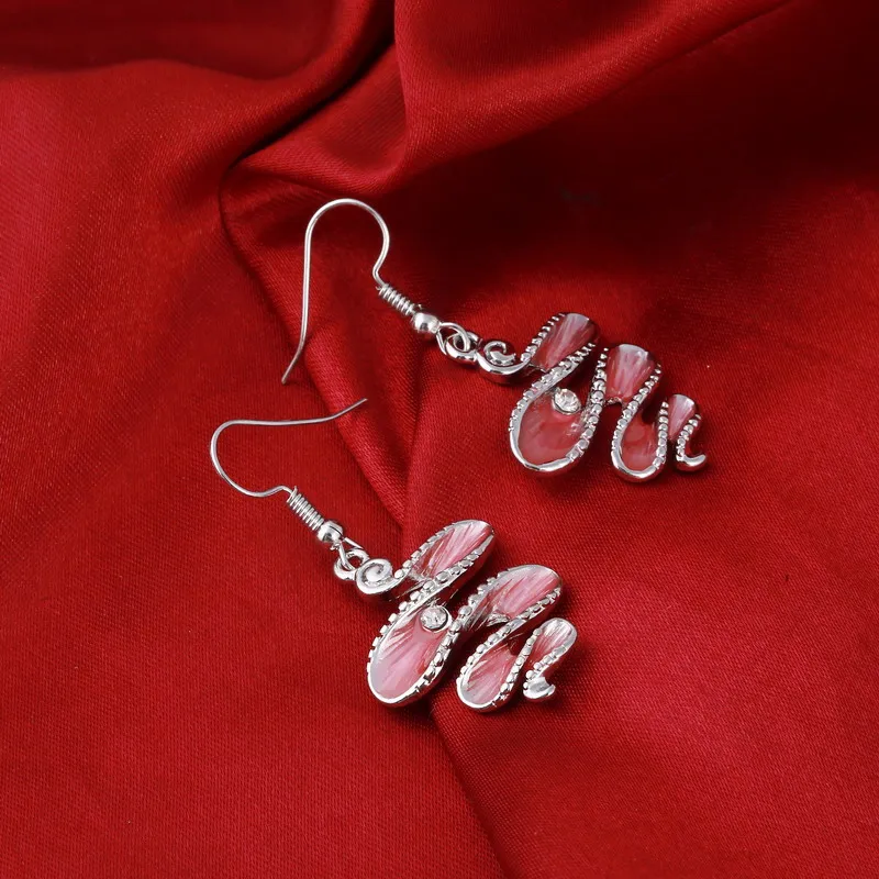 Женский ювелирный комплект из колье и серёг с австрийским кристаллом|earring set jewelry