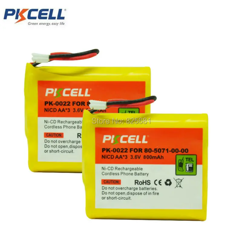 2 шт Ni CD AA * 3 6 V CPB 400D SAN1 PK 0022 аккумуляторная батарея для телефона VTECH 80 5071 00 00|battery