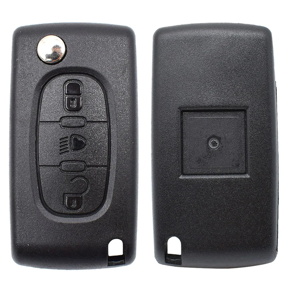 Для Citroen C2/C3/C4/C5/C6/C8 автомобильный 3-кнопочный откидной Чехол для ключа с