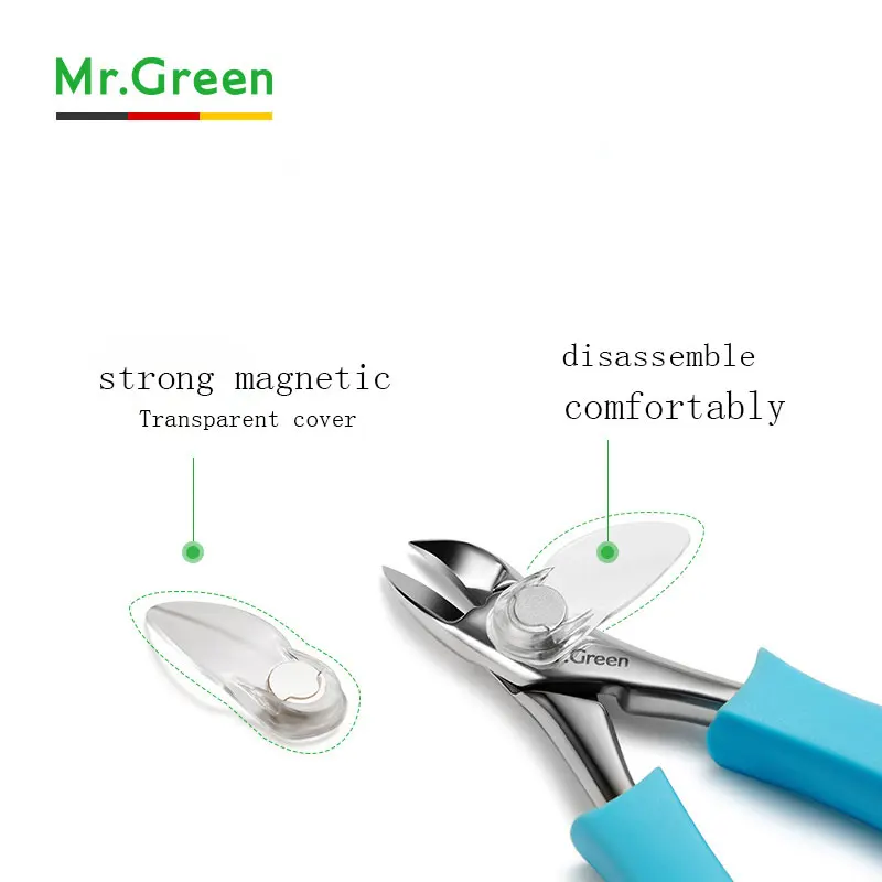 MR. GREEN кусачки для ногтей профессиональные из нержавеющей стали толстые ногти на ногах вросшие кусачки для кутикулы Триммер ножницы маникюрные инструменты