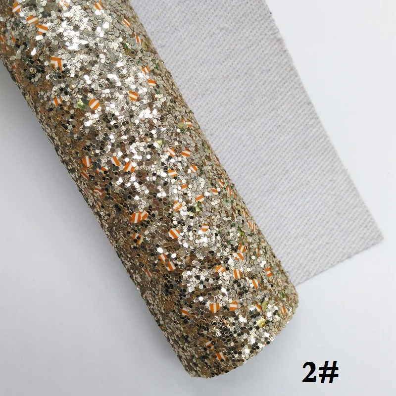 2 Glitterwishcome 21X29 см A4 размер винил для бантов Рождество толстый блеск кожа Fabirc искусственная кожа листы для бантов, GM383A - Цвет: 2