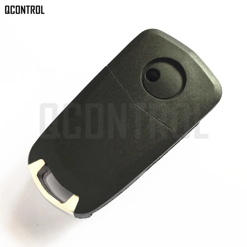 QCONTROL Автомобильный Дистанционный ключ подходит для Chevrolet Captiva 2 кнопки флип с