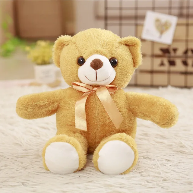 gold 1 шт. 30 см Kawaii плюшевый мишка, мягкая плюшевая кукла, милый медведь, кукла, игрушка, плюшевый мишка, игрушка для детей, подарок на день рождения - Цвет: gold