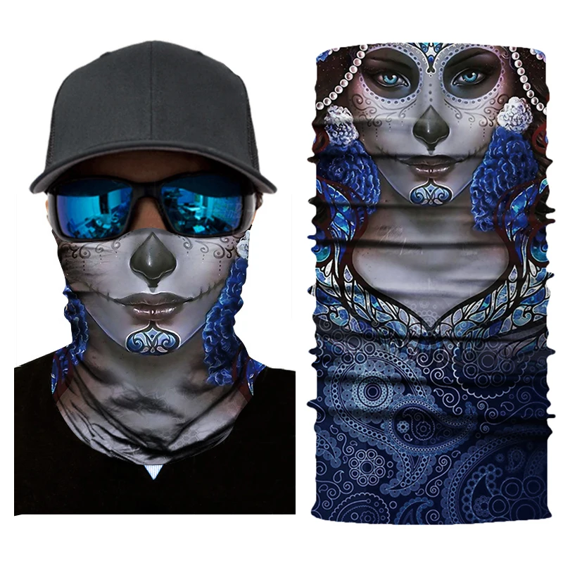 

Motorcycle Mask Face Shield Biker Balaclava Skull Face Masks Ghost Cycling Ski Bandanas Mascara Moto Motosiklet Mask