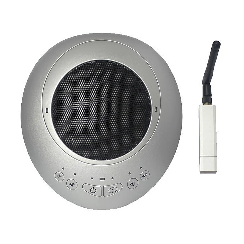 Полнодуплексный беспроводной всенаправленный микрофон 2 4G для видеоконференции