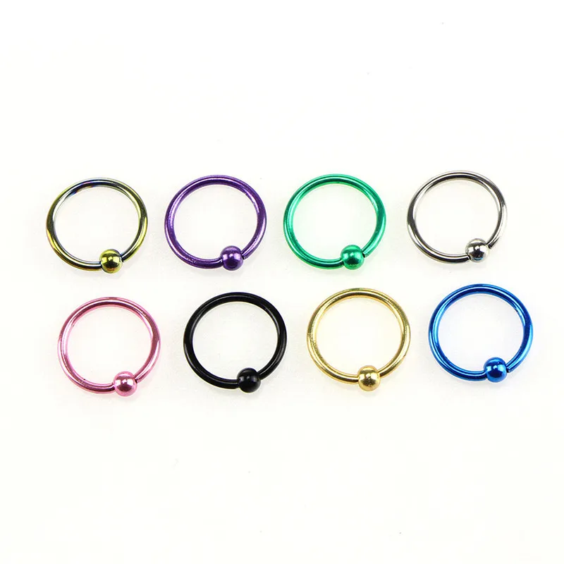 8 шт./компл. фальшивый нос кольцо для губ ушей носа клип на Поддельные пирсинга