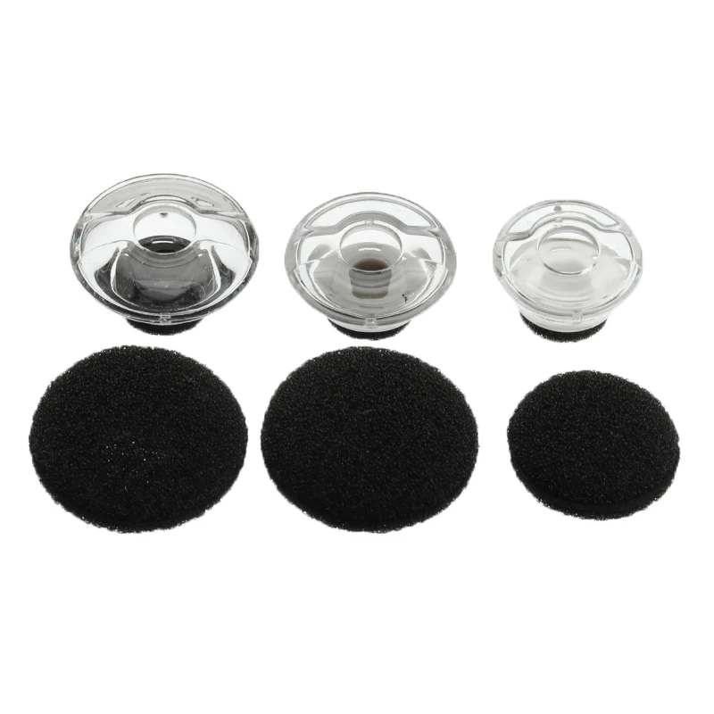 Прозрачные наконечники для наушников 6 шт. черные поролоновые Plantronics Voyager For LEGEND