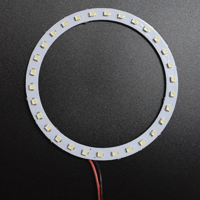 2 шт. x 100 мм 3528 30 SMD Автомобильные светодиодные глаза ангела гало кольсветильник
