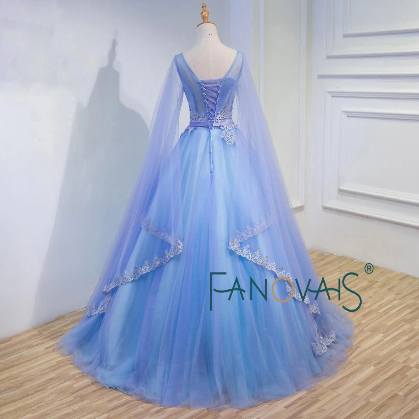 &quotРозовый Синий Свадебные Платья С Длинными Рукавами 2019 Средневековые Тюль Vestido