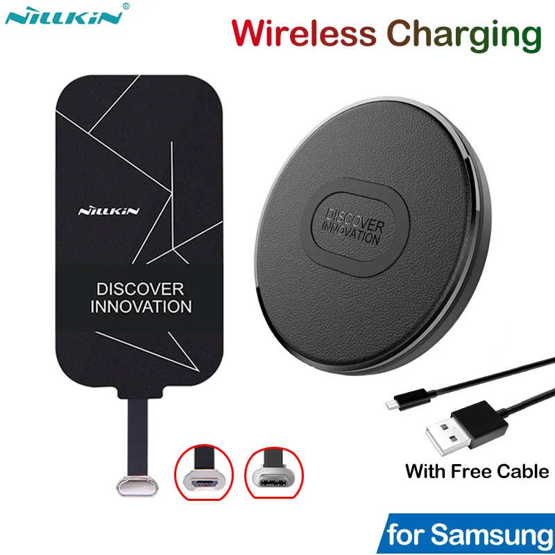 Nillkin Ци Беспроводной зарядки для samsung Galaxy S7 S8 S9 S10 S10e Примечание 8 9 A6s A9s A5 A6 A7 A8 A9 J4 J5 J6