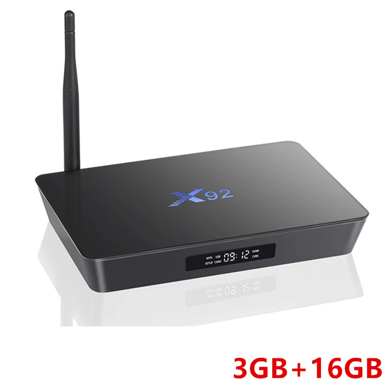 3G 16G X92 2 ГБ/3 ГБ ОЗУ 16 Гб/32 Гб ПЗУ Android 7,1 ТВ приставка Amlogic S912 восьмиядерный KD плеер 16,1 загружен 5G Wifi 4K Smart X92 приставка - Цвет: 3G 16G