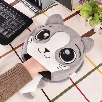 Мультфильм зима USB с подогревом мышь обогреватель для рук Миньоны плюшевая