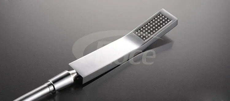 Настенный смеситель для душа с термостатическим массажным струем ультра-тонкий