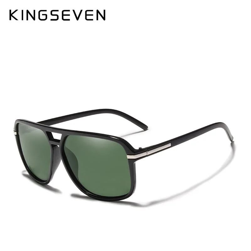 Мужские солнцезащитные очки KINGSEVEN UV400 в стиле ретро модные брендовые Роскошные