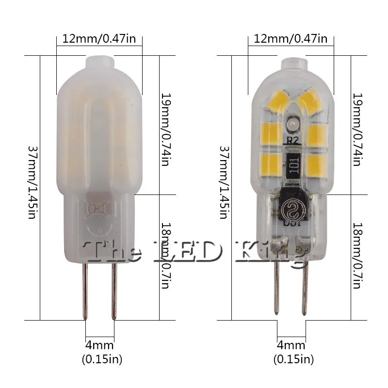 Мини G4 G9 светодиодный светильник 3 Вт 6 AC/DC 12 В лампа мини AC 220 240 Светодиодный SMD2835