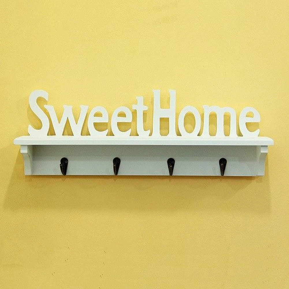 Стойка Органайзер полка для хранения Настенный ключей держатель милый домашний