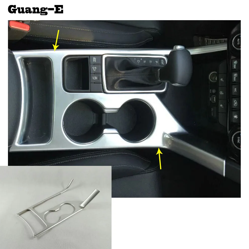 Автомобильный Стайлинг детектор планки ABS хромированный центральной консоли