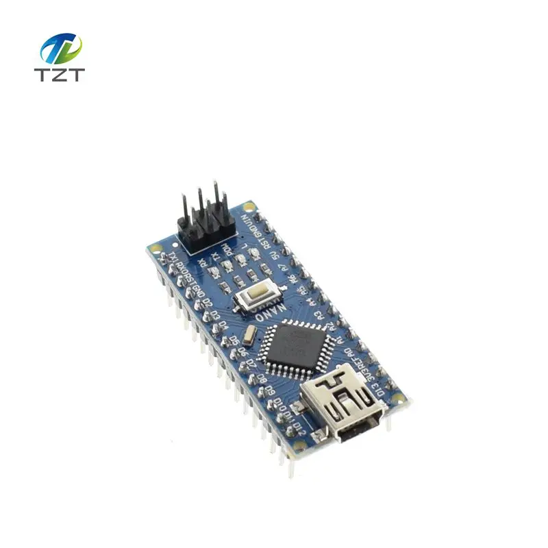 Плата Nano CH340/ATmega328P без USB-кабеля совместима с Arduino V3.0 (без кабеля) | Электронные
