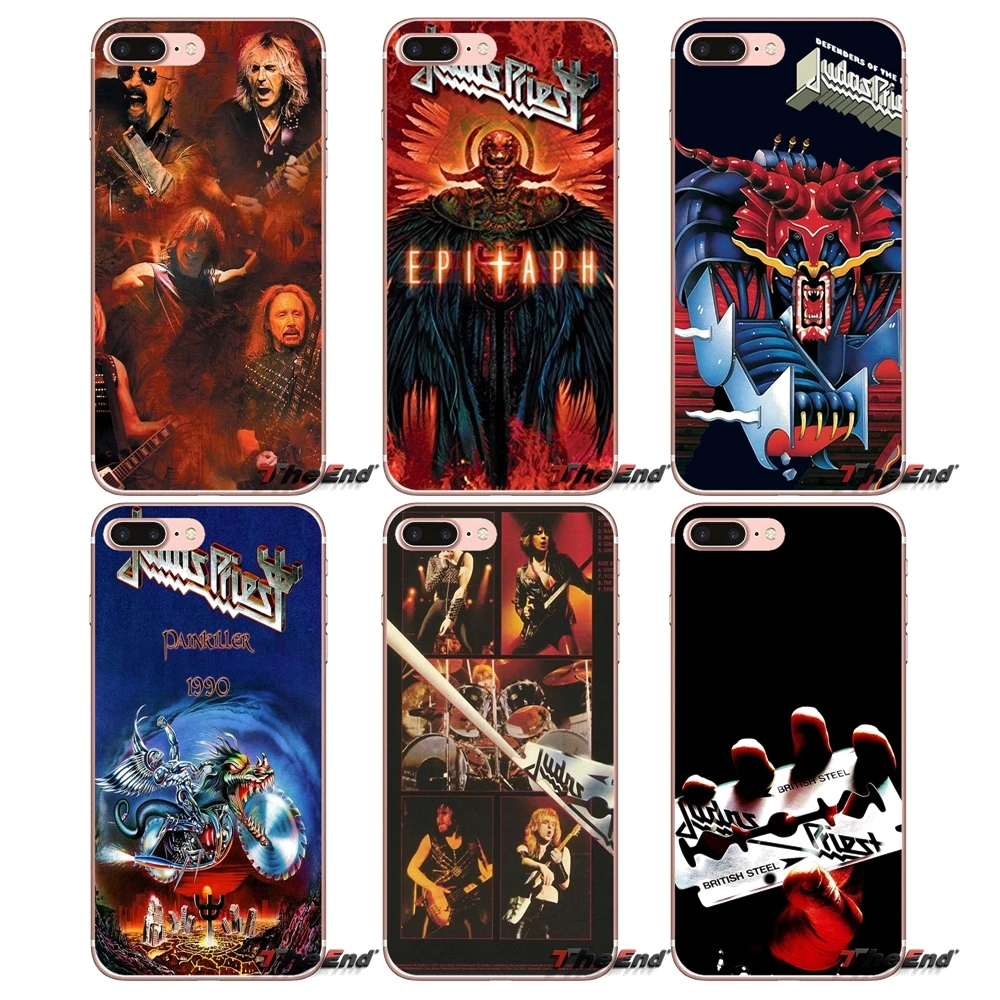 Для Samsung Galaxy S2 S3 S4 S5 MINI S6 S7 edge S8 S9 Plus Note 2 3 4 5 8 Coque Fundas мягкие чехлы judas priest british steel