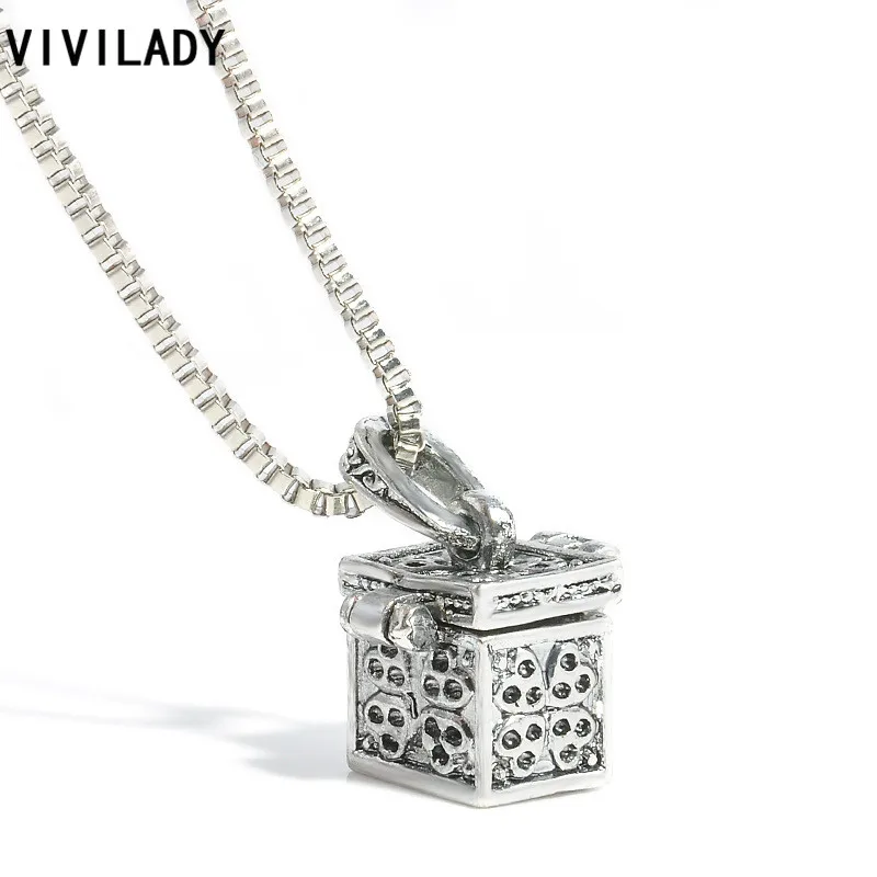VIVILADY модная самая низкая цена винтажные коробки с милыми шармами ожерелья