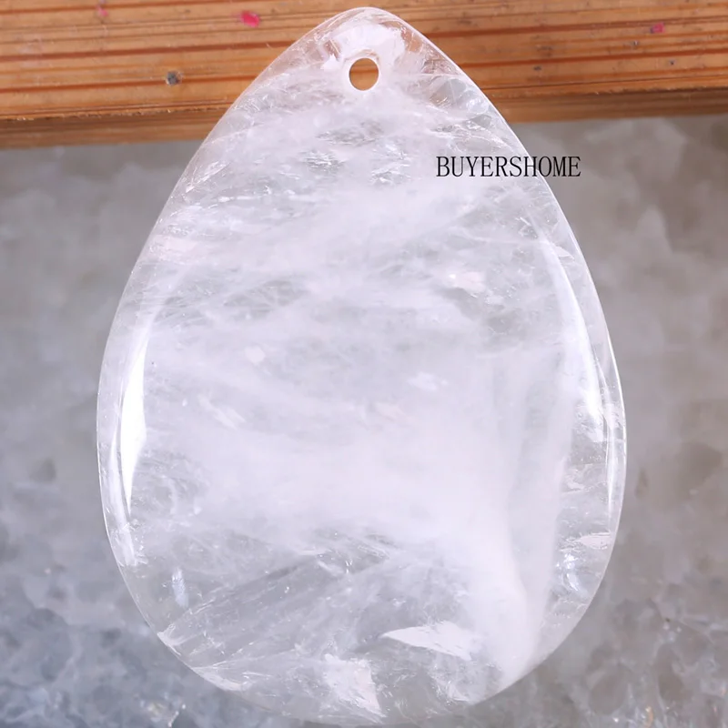 White Crystal Модное ювелирное изделие, натуральный камень, капля воды, тигровый глаз, унакит, эпидот, зеленый авантюрин, родонит, оникс, кристальная подвеска, 1 шт - Окраска металла: White Crystal