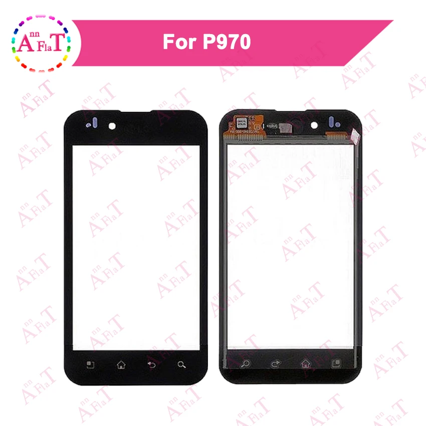 5 шт./лот 4." для LG Optimus P970 Сенсорный экран планшета Сенсор внешний Стекло объектив Панель 3 м клей