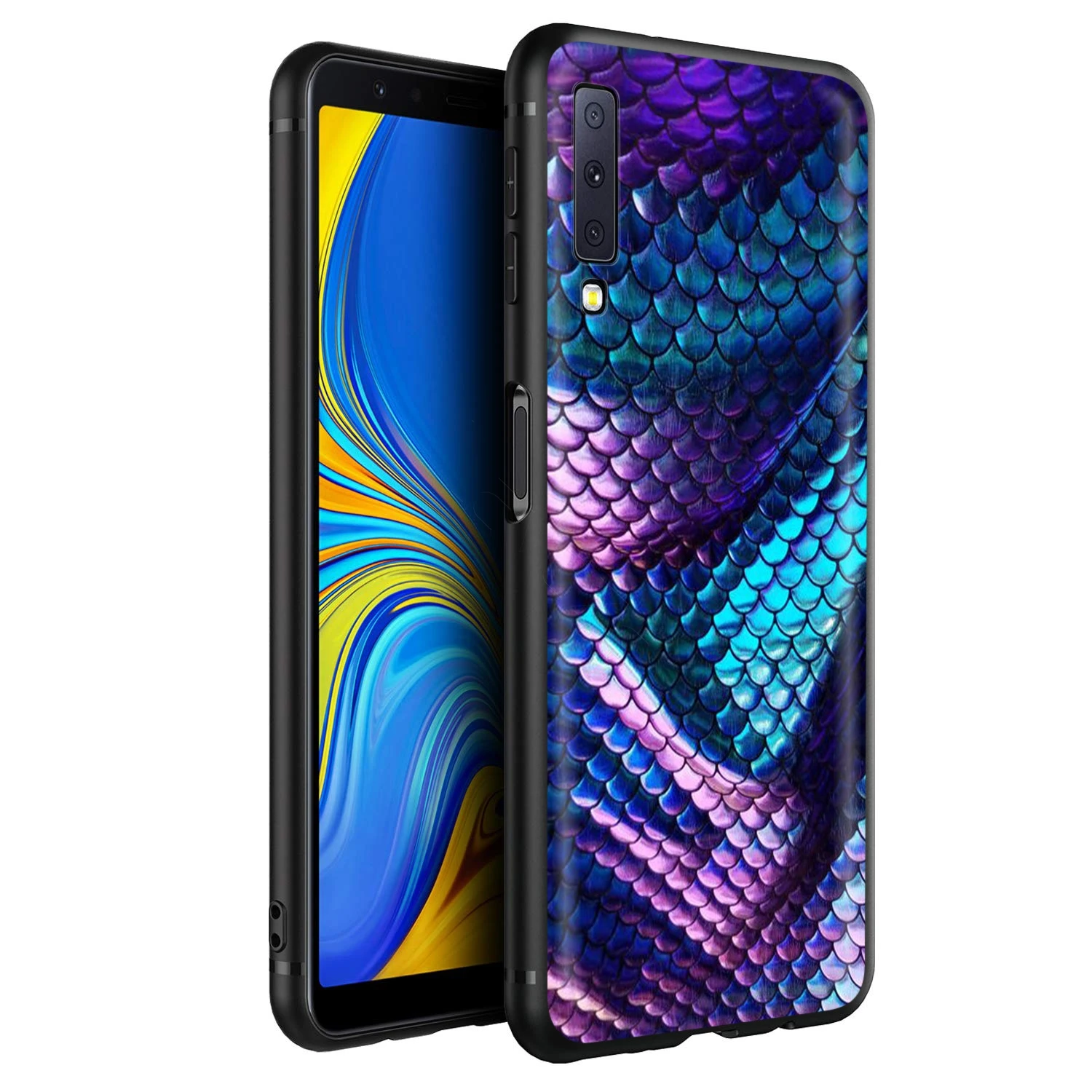 Модный чехол с леопардовым принтом Тигра для Samsung Galaxy J6 A9 A8 A7 A70 A6 A5 A50 A40 A30 A3 A10 A51 A71
