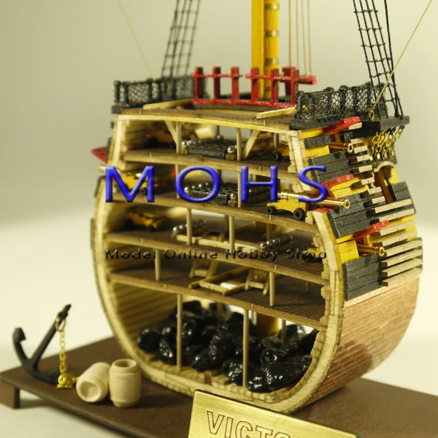 Классическая деревянная шкала для парусной лодки корабля 1/200 сечение победного